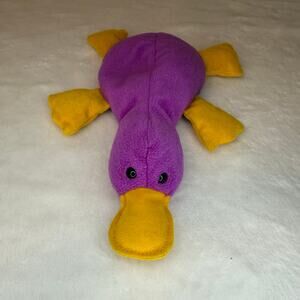 TY Beanie Babies Patti Purple Platypus Plush Toy 9"